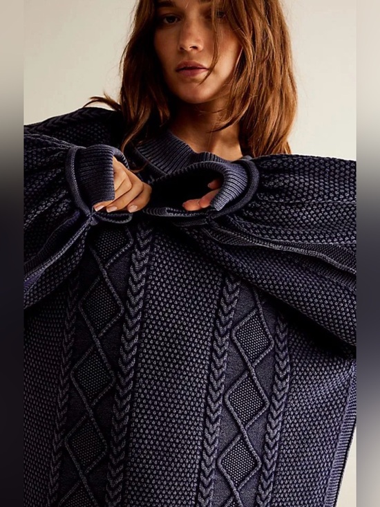 Free People Sweaters - NWT- We The Free by Free People “All the Feels” Cable-Knit Sweater